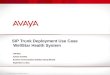© 2011 Avaya Inc. All rights reserved. SIP Trunk Deployment Use Case WellStar Health System Jeff Ward Solution Architect Business Communications Solutions