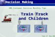 Decision Making Train Track and Children English Arabic SMO Customer Services Monthly Tips Tips of May,2004