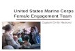 United States Marine Corps Female Engagement Team Captain Emily Naslund