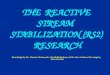 THE REACTIVE STREAM STABILIZATION (RS2) RESEARCH Knowledge by Dr. Chester Watson, Dr. David Biedenharn, & Dr. Ken Carlson. Drawings by Dave Derrick