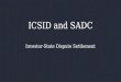 ICSID and SADC Investor-State Dispute Settlement
