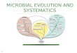 MICROBIAL EVOLUTION AND SYSTEMATICS 4 ADVANCE MICROBIOLOGY