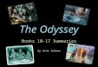 The Odyssey Books 10-17 Summaries By Erin Salona
