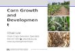 Lee and Herbek, Grain Crops Extension © 20061 Corn Growth and Development Chad Lee Grain Crops Extension Specialist 859-257-3203 ● cdlee2@uky.edu