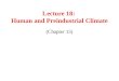 Lecture 18: Human and Preindustrial Climate (Chapter 15)