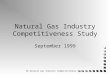 BC Natural Gas Industry Competitiveness Study Natural Gas Industry Competitiveness Study September 1999