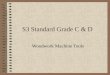 S3 Standard Grade C & D Woodwork Machine Tools. Next Slide >< Previous Slide Mr A. Atkinson Circular Saw Machine 1Machine 2 Bandsaw