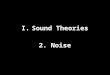 I.Sound Theories 2. Noise. 4’33” (1952) by John Cage