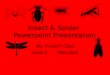 Insect & Spider Powerpoint Presentation Ms. Fowler’s Class Grade 2 2004-2005