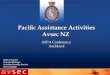 Pacific Assistance Activities Avsec NZ ASPA Conference Auckland Mark T Everitt General Manager Aviation Security Service New Zealand