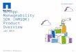 Jan 2014 NetApp Manageability SDK (NMSDK) Product Overview 1