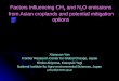 Factors influencing CH 4 and N 2 O emissions from Asian croplands and potential mitigation options Xiaoyuan Yan Frontier Research Center for Global Change,