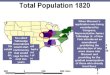 In 1819, the territory of Missouri applied for statehood Slavery already well established there: it had a population of about 60,000 and 10,000 of those
