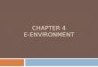 CHAPTER 4 E-ENVIRONMENT. SLEPT Factors  Macro-environment  Social  Legal  Economic  Political  Technological