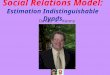 Social Relations Model: Estimation Indistinguishable Dyads David A. Kenny