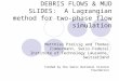 DEBRIS FLOWS & MUD SLIDES: A Lagrangian method for two- phase flow simulation Matthias Preisig and Thomas Zimmermann, Swiss Federal Institute of Technology