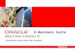 E-Business Suite Connie Barbon, Oracle Senior Sales Consultant What’s New in Release 12