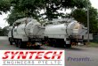 Presents… Syntech’s range of sewer cleaning equipment…