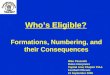 Who’s Eligible? Formations, Numbering, and their Consequences Mike Pasenelli Rules Interpreter Capital Area Chapter PIAA Football Officials 21 September