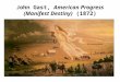 John Gast, American Progress (Manifest Destiny) (1872)