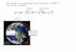 The Earth is a rotating (non-inertial) frame  fictitious forces Coriolis Centrifugal