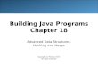 Building Java Programs Chapter 18 Advanced Data Structures: Hashing and Heaps Copyright (c) Pearson 2013. All rights reserved