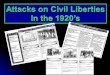 Teacher Instructions Copy 1-per-student Anti-Immigrant Movement in the 1920’s (slides 2 & 3) Copy 1-per-student Anti-Immigrant Movement in the 1920’s