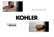Outline  History Communication Financials Past acquisitions Current and planned industrial presence The product ranges Kohler and it’s