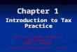 Chapter 1 Copyright ©2006 Thomson South-Western, Mason, Ohio William A. Raabe, Gerald E. Whittenburg, & Debra L. Sanders Introduction to Tax Practice