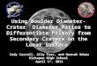Using Boulder Diameter- Crater Diameter Ratios to Differentiate Primary from Secondary Craters on the Lunar Surface Cody Carroll, Ally Fess, and Hannah