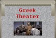Greek Theater. Roots in Worship of Dionysus God of wine and revelry
