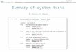 R. Corsini LCWS12 – Arlington 26 Oct. 2012 Summary of system tests R. Corsini, H. Hayano