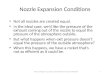 Unit 3, Chapter 12, Lesson 12: Rockets and Launch Vehicles1 Nozzle Expansion Conditions Not all nozzles are created equal. In the ideal case, we’d like