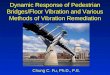 Dynamic Response of Pedestrian Bridges/Floor Vibration and Various Methods of Vibration Remediation Chung C. Fu, Ph.D., P.E