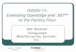 June 5 – 8 2005 Orlando INNOV-11: Extending OpenEdge and.NET™ to the Factory Floor Bob Brennan Integrated Manufacturing Systems, Inc