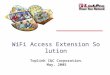 WiFi Access Extension Solution Toplink C&C Corporation. May. 2005