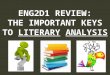 Literary analysis focuses on an in-depth evaluation and informed interpretation of literature. Ultimately, it is the critical process of dissecting