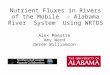Nutrient Fluxes in Rivers of the Mobile – Alabama River System Using WRTDS Alex Maestre Amy Ward Derek Williamson
