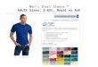 Men's Short Sleeve T Adult Sizes: S-6XL, Royal or Ash