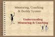 Mentoring, Coaching & Buddy System Understanding Mentoring & Coaching