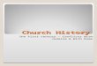 Church History The First Century – Conflicts With Judaism & With Rome