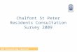 Chalfont St Peter Residents Consultation Survey 2009 iDA Consulting Limited