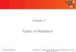 Types of Retailers Chapter 2 McGraw-Hill/Irwin Copyright © 2009 by The McGraw-Hill Companies, Inc. All rights reserved