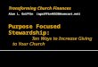 Transforming Church Finances Alan L. Griffin (agriffin46526@comcast.net)