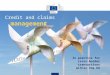 Credit and claims management In practice for cross-border transactions within the EU