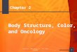 Copyright © 2005 Mosby, Inc. All rights reserved. 1 Chapter 2 Body Structure, Color, and Oncology
