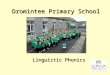 Dromintee Primary School Linguistic Phonics. Aims to provide information on Linguistic Phonics to provide information on Linguistic Phonics to consider