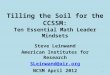 Tilling the Soil for the CCSSM: Ten Essential Math Leader Mindsets Steve Leinwand American Institutes for Research SLeinwand@air.org NCSM April 2012 1