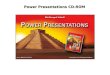 Power Presentations CD-ROM. Overviews Using the Main Menu Navigating the Power Presentations & Images Interactives Working with the Media Gallery Accessing