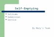 Self-Emptying Solitude Submission Service By Mary’s Team